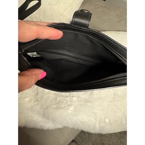 Bottega Veneta Vintage Intrecciato Black Leather Wristlet Clutch - Picture 7 of 10